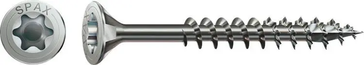 Wereldwijde Verzending Spax - Spaanplaatschroeven - Torx 20 Platkop - 5 x 90mm - Deeldraad - RVS (100 stuks)