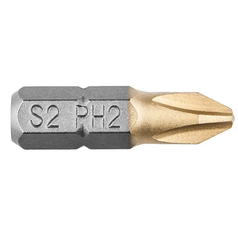 Weekendaanbieding GRAPHITE - Schroefbit - 1/4" PH2 - 25mm - TIN (2 stuks)