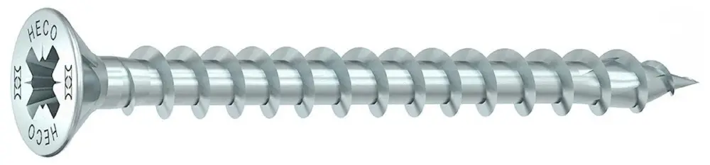 Beperkt Aanbod Heco Topix-Plus Schroeven - Pozidrive platverzonken kop - 4,5x 45mm - Deeldraad (500 stuks)