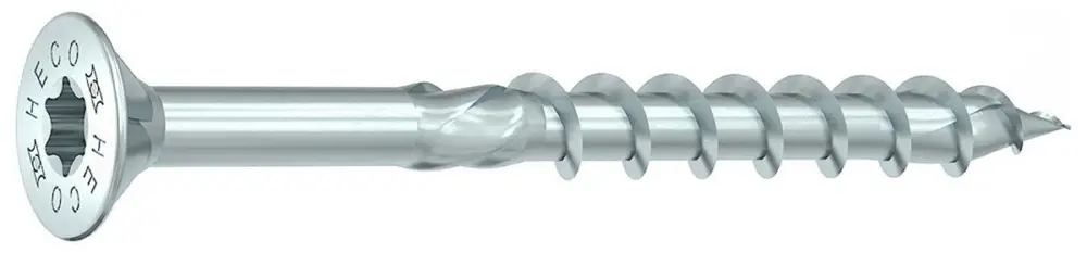 Heco Topix-Plus Schroeven - Hecodrive platverzonken kop - 6x 130mm - Deeldraad (100 stuks) Gratis Verzending