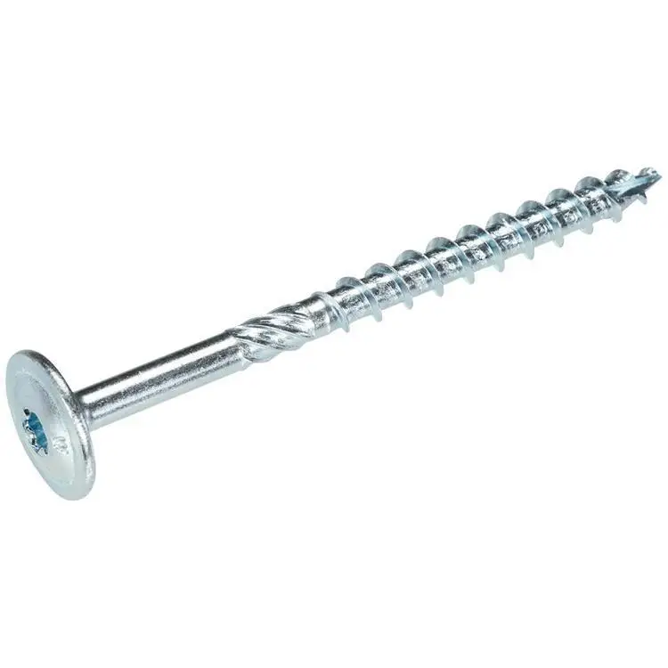 Express Levering Woodies - Tellerkopschroeven - Torx 30 Tellerkop - 6 x 60mm - Voldraad - Verzinkt (100 stuks)