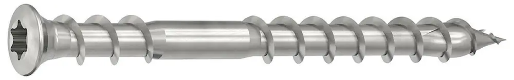 Bestseller Heco Topix-Plus - RVS A2 Vlonderschroeven - Pozidrive verzonken lenskop - 5 x70mm - Deeldraad (200 stuks)