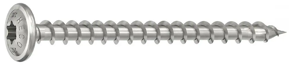 Betrouwbaar Heco Topix-Plus - RVS A2 Schroeven - Torx tellerkop - 6 x80mm - Voldraad (100 stuks)