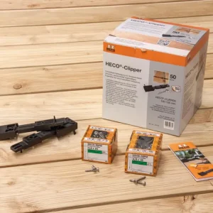 Direct Verzonden Heco - Clipperset voor het onzichtbaar bevestigen van vlonderplanken