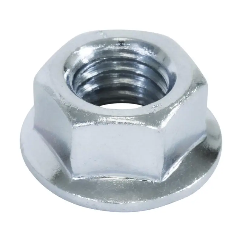 Wereldwijde Verzending Flensmoer M8 - Verzinkt - Klasse 8 - DIN 6923 (200 stuks)