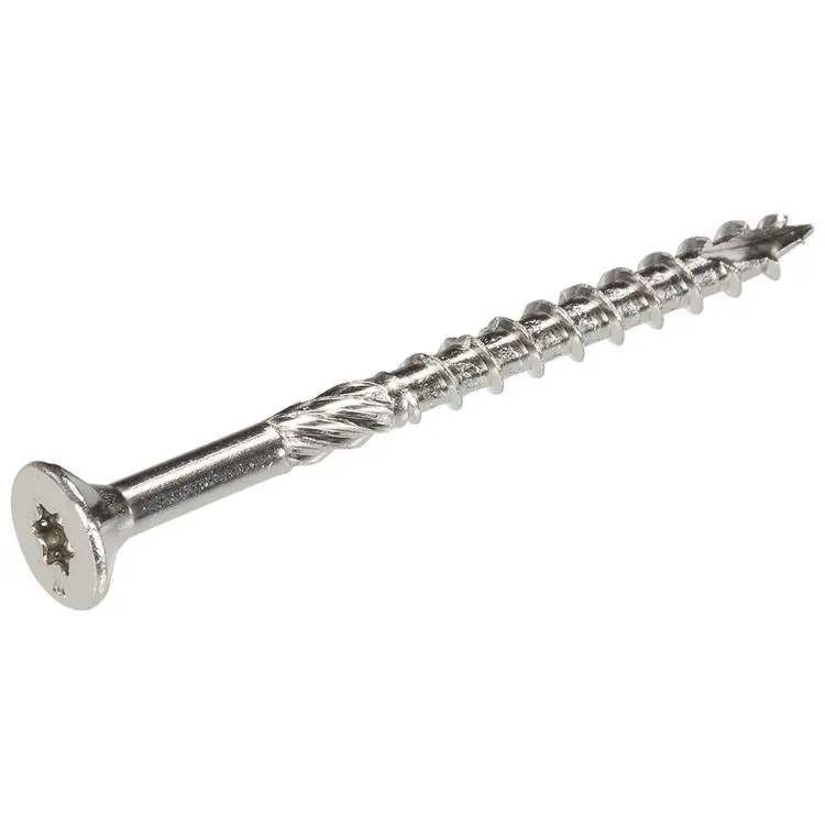 Woodies - schroeven Ultimate - Torx 25 Platkop - 5 x 50mm - Deeldraad - RVS (200 stuks) Superprijs