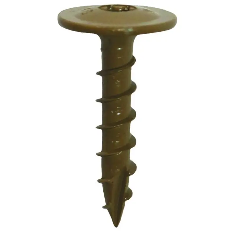 Handgemaakt Woodies - Ultimate Shield Paalhouderschroeven - Torx 40 Tellerkop - 8 x 40mm - Voldraad (50 stuks)