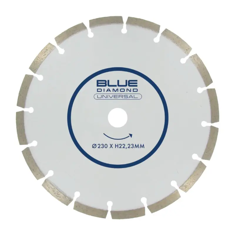 Aanbieding Carat - Blue Diamond diamantzaagblad - Haakse slijper - Ø230 - Asgat 22.23mm