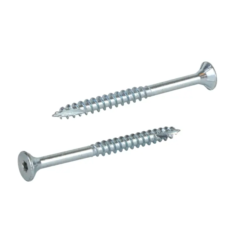 Beperkt Aanbod Radix Torx 25 Spaanplaatschroef - Platkop + Snijpunt - 6,0 x 70mm/42 - Verzinkt - Deeldraad (100 stuks)