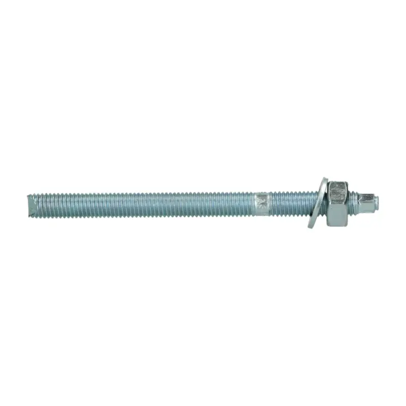 Draadstang - Chemisch Anker - Staal 5.8 - M10 x 130 mm - Verzinkt (10 stuks) Direct Beschikbaar