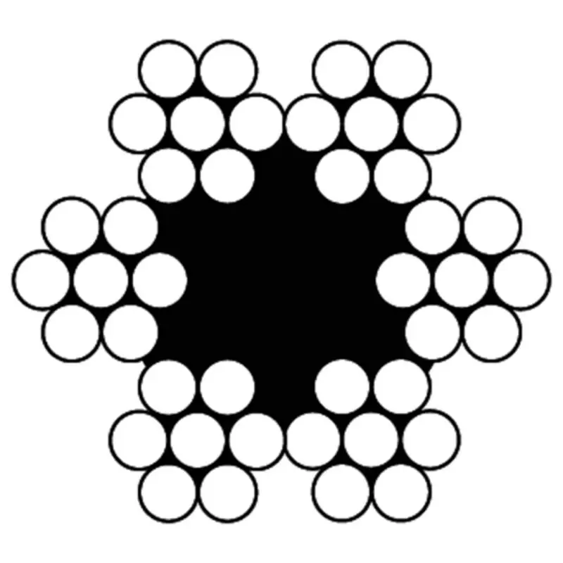 Voordeelprijs STAALDRAADKABEL VERZINKT 6 MM