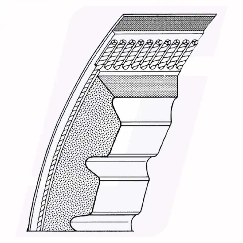 Betrouwbaar V-snaar XPZ 1340 LW