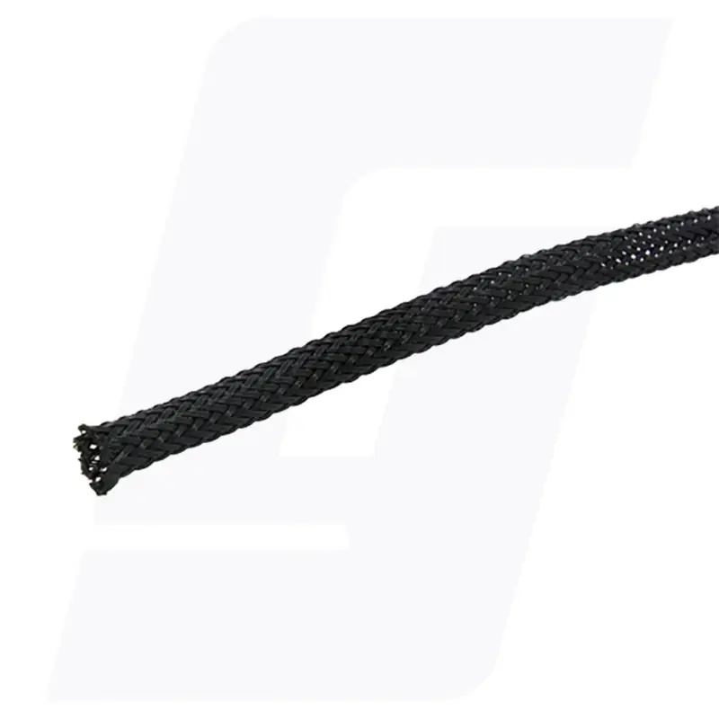 Beperkt Aanbod Vlechtkous 10mm 12m zwart